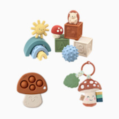 Itzy Ritzy Mushroom Sensory Toy Bundle - Mushroom