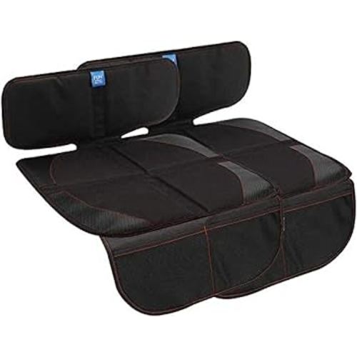 funbliss Car Seat Protector for Baby Child 2 Packs Black,Waterproof Seat Protector with Thickest Padding for Baby Car,Dog Mat,Cover Pad Protects Automotive Vehicle Leather