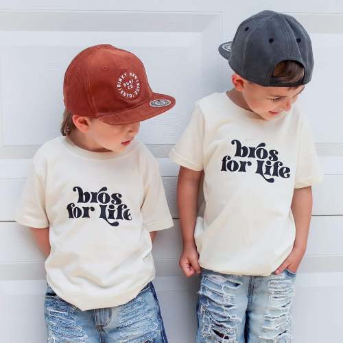 Bros for Life | Ivory Graphic T-shirt – Crump Co. Shop 6MONTHS