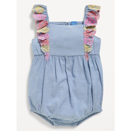 Ruffled One-Piece Romper for Baby