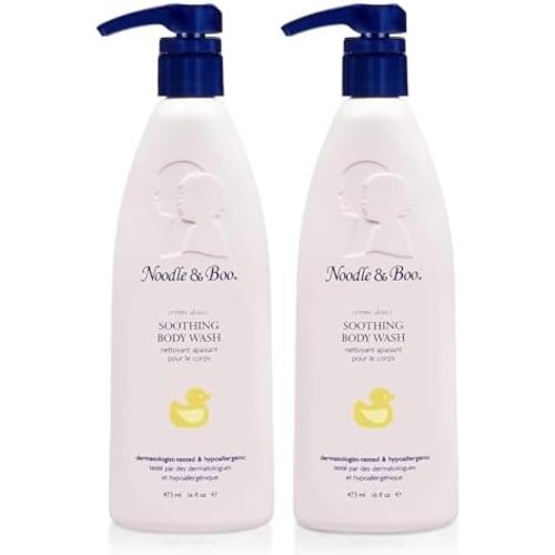 Noodle & Boo Soothing Baby Body Wash for Gentle Baby Care, 2 Piece Set
