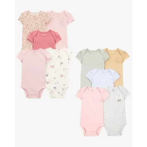 Baby 10-Pack Short-Sleeve Bodysuits | Carter's