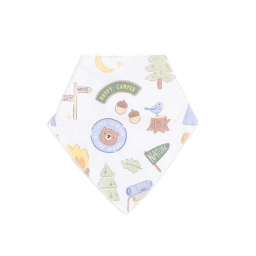 Bandana Bib, Camping Blue