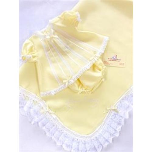 3PCS Take-Me-Home Set. / Newborn / Yellow & White / (LCC0180)