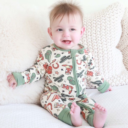 Buckaroo Cowboy Convertible Zip Romper