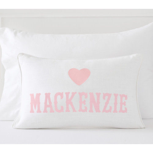 Heart Icon Personalized Pillow Cover