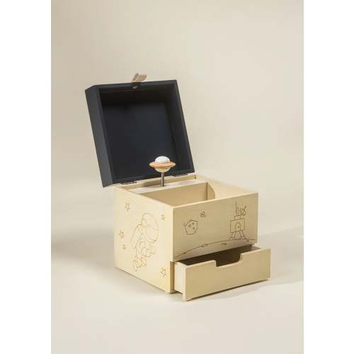 Wooden Musical Souvenir Box - Space