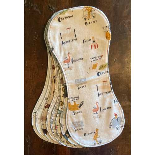 Contour Burp Cloth | Burp Rag | Gender Neutral Burp Rag | Baby Gift | Baby Shower Gift