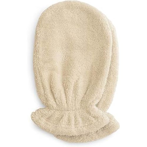 mushie Baby Bath Mitt | Organic Cotton | Pack of 2 (Fog)