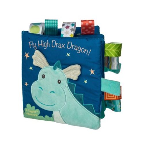 Taggies Drax Dragon Soft Book - 6x6" - Mary Meyer Stuffed Toys