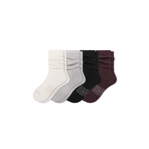 Women's Slouchy Rib Calf Sock 4-Pack