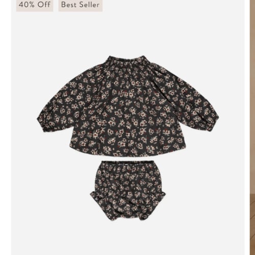 Quincy Set || Dark Floral – Rylee + Cru