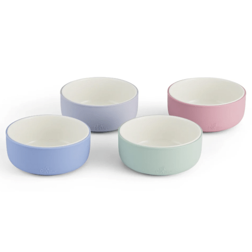 Porcelain Bowl with Silicone Sleeves