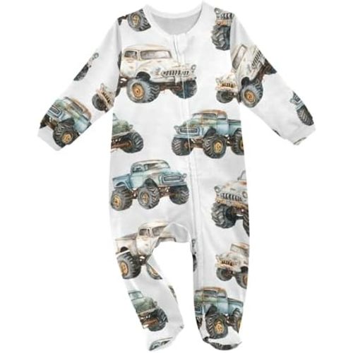 Baby Sleepers Newborn Baby One-Piece Footies for Girl Boy