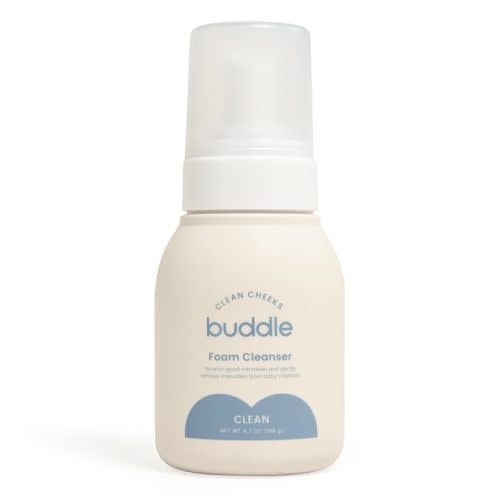 Clean Cheeks Foam Cleanser No-Rinse Baby Cleansing for Sensitive Skin, Paraben & Fragrance-Free, Pediatrician & Dermatologist Tested, 6.7oz