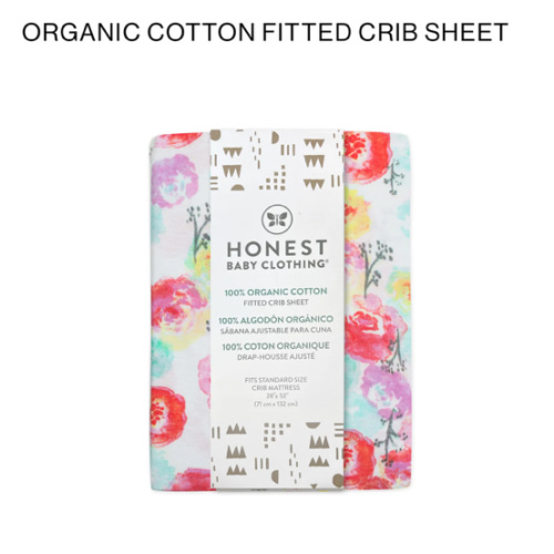 Organic Cotton Fitted Crib Sheet | Honest Baby Clothing