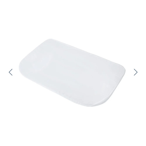 Large Bassinet Fitted Cotton Sheet - Color: White