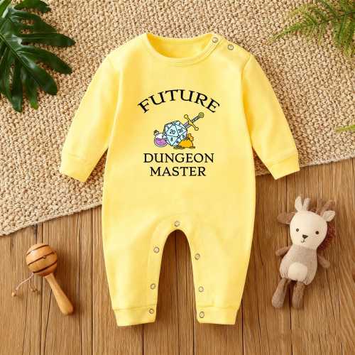 Dungeons and Dragons Future Master, Cute Nerd Baby Toddler Outfuit, Funny Baby Bodysuit, Dad Mom Parent Shower Gift