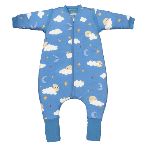Sleeping jumpsuit with sleeves and socks - Good night  - TOG 1