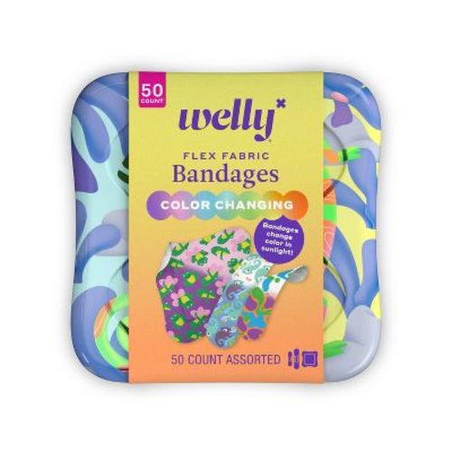 Welly Color Change Adhesive Bandages - 50ct