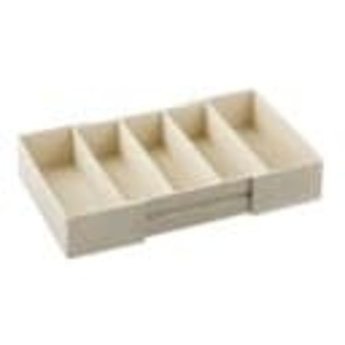 Cambridge 5-Section Expandable Drawer Organizers - Linen