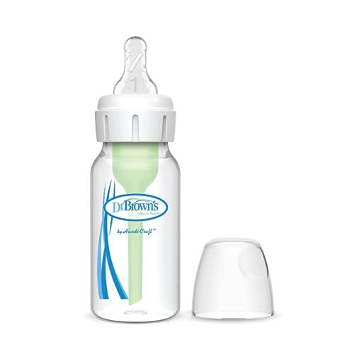 Dr. Brown's Anti-Colic Options+ Narrow Baby Bottle, Clear, 1-Pack