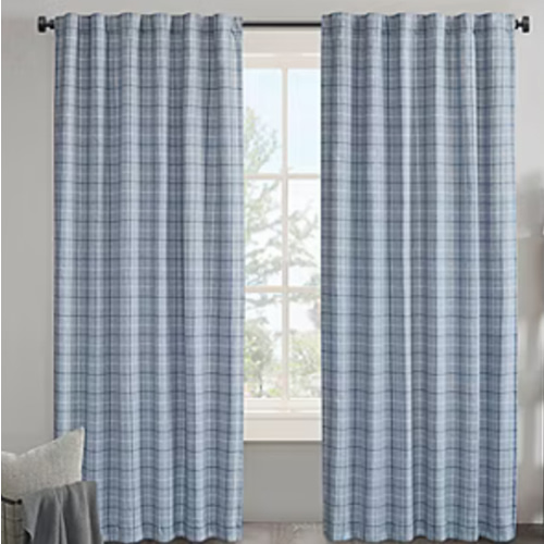 Madison Park Salford Rod Pocket Light-Filtering Single Curtain Panel