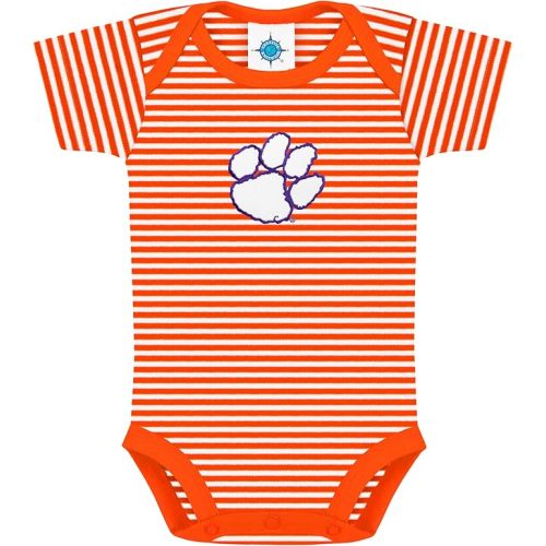 Creative Knitwear College Baby NCAA Infant Striped Bodysuit