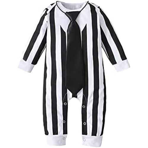 Baby Boy Halloween Costume Outfit Newborn Striped Romper