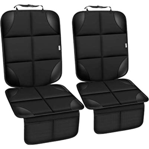 Meolsaek Car Seat Protector for Under Baby Child, 600d Fabric Waterproof Backing Carseat Protector with Non-Slip (No Imprints) for Dogs