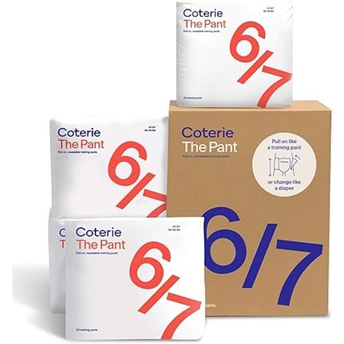 Coterie The Pant, Size 6 Refastenable Training Pants (4T/5T, 33-62lbs)