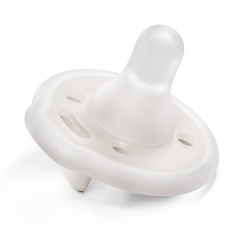 babypace breast-like pacifier 0-12 mo single - pearl | mōmi
