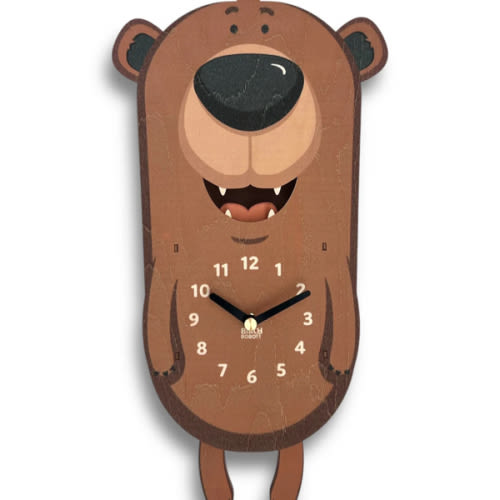 Lucy the Bear Pendulum Clock
