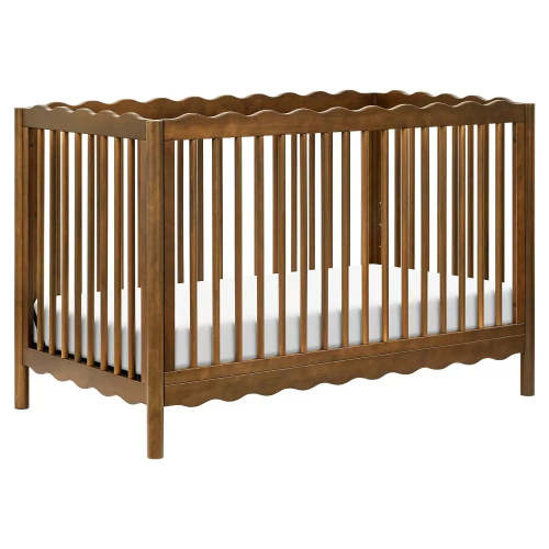 Babyletto Swell 4-in-1 Convertible Crib with Toddler Bed Conversion Kit - Natural Walnut – REBEL