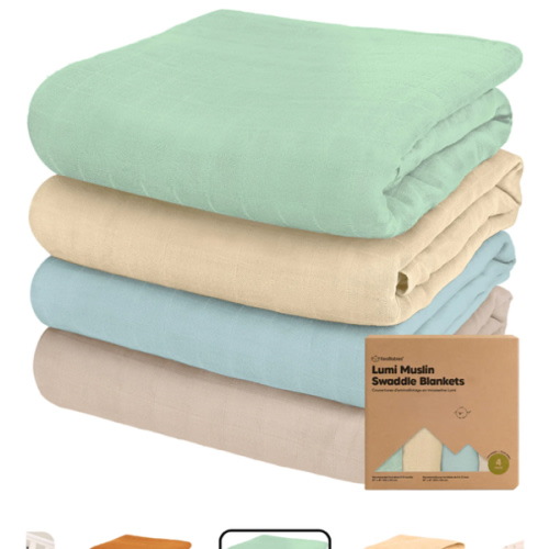 Lumi Muslin Swaddle Blankets