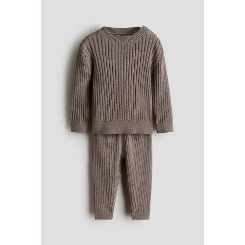 2-PIECE WIDE-RIB COTTON SET