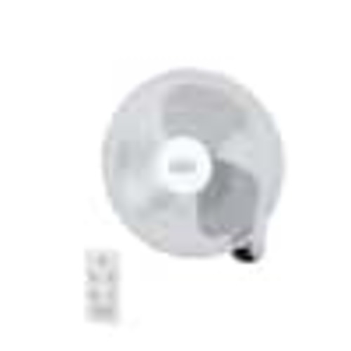 BLACK+DECKER 16 in. 3 Fan Speeds Wall Fan in White with Remote BFWL16R