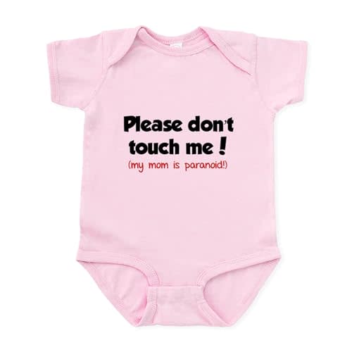 CafePress Please Don't Touch me! Infant Bodysuit Cute Infant Bodysuit Baby Romper