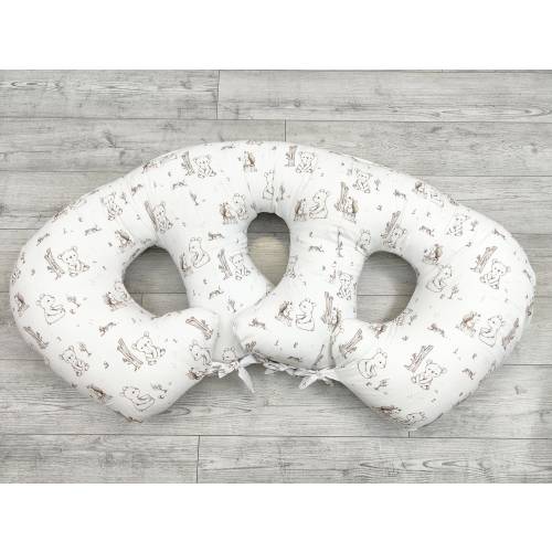 Gift for triplets, nursing pillow for triplets, baby shower for triplets