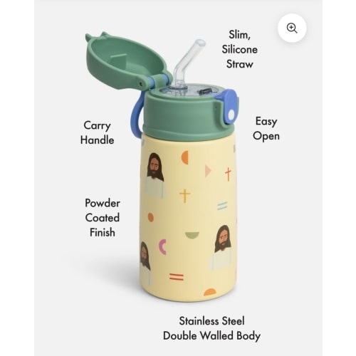 Jesus Water Bottle – 13.5oz Stainless Steel