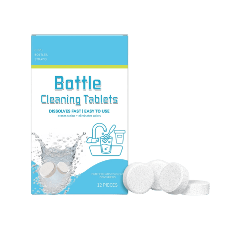 LEHOZIHEQ Water Bottle Cleaning Tablets, Chlorine-Free and Odorless Cleaner, for Clean Stainless Steel Bottles, Thermos