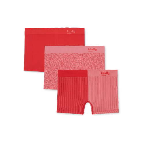 Kindly Yours Women's Seamless Boyshort Underwear, 3-Pack, Sizes XS-XXXL