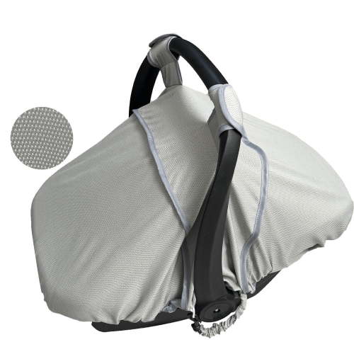 Car Seat Sun Shade Cover for baby, Breathable baby Car Seat Canopy Covers, Patent design, Grey