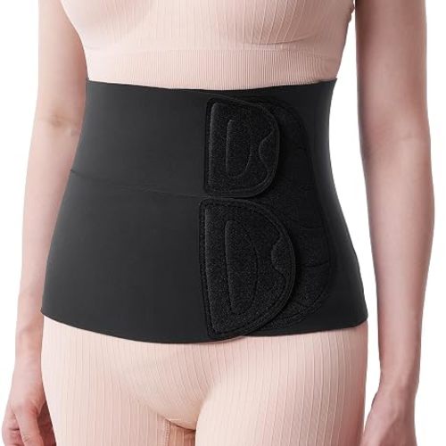 Momcozy Ergowrap Petite Belly Binder, 3D Lifting & Ergonest Back Support