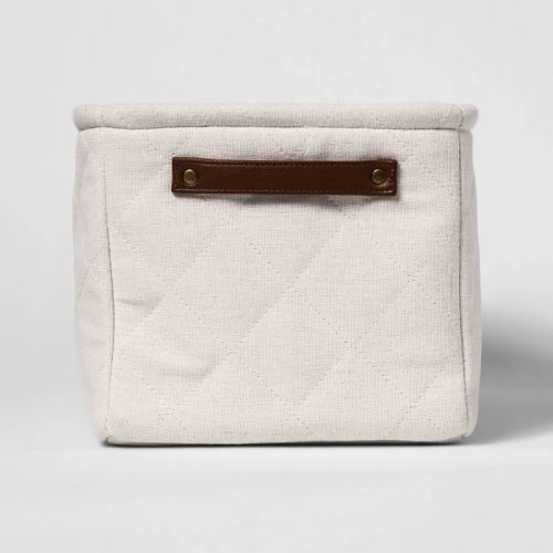 Decorative Basket - Cloud Island™ Large Quilted Bin Off White