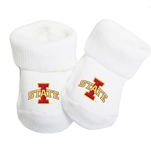 Collegiate Licensed Baby Toe Bootie Socks 0-9 Months