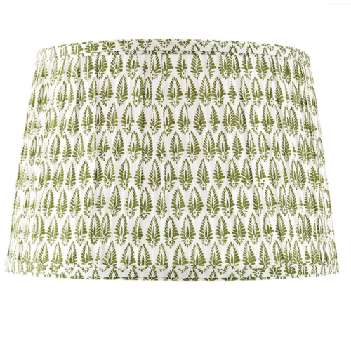Isla Block Print Pleated Lamp Shade