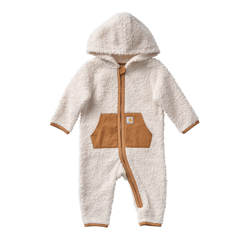 Kids' Long Sleeve Zip-Front Sherpa Coverall (Baby) | Carhartt
