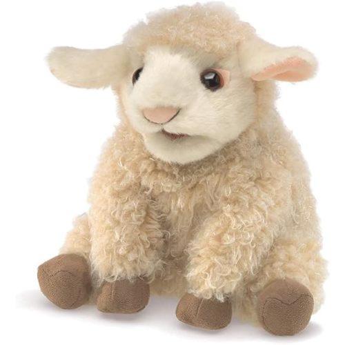 Folkmanis 3129 Small Lamb Hand Puppet, One Size, Multicolor