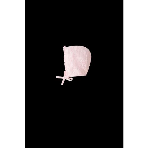 COTTON AND SILK KNIT BONNET - Pastel pink | ZARA United States